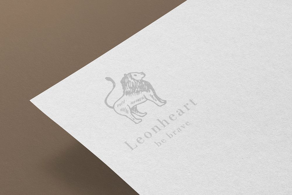 Animal business logo, editable branding design