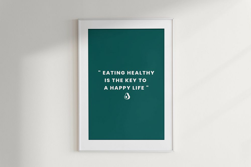 Picture frame mockup, editable design psd