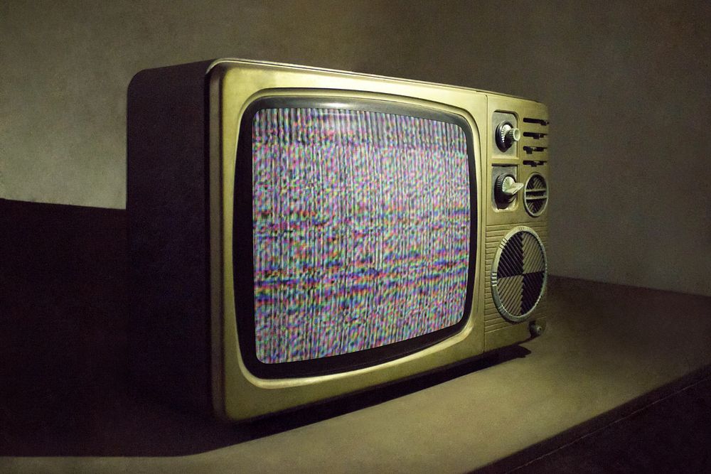 Retro TV editable mockup 