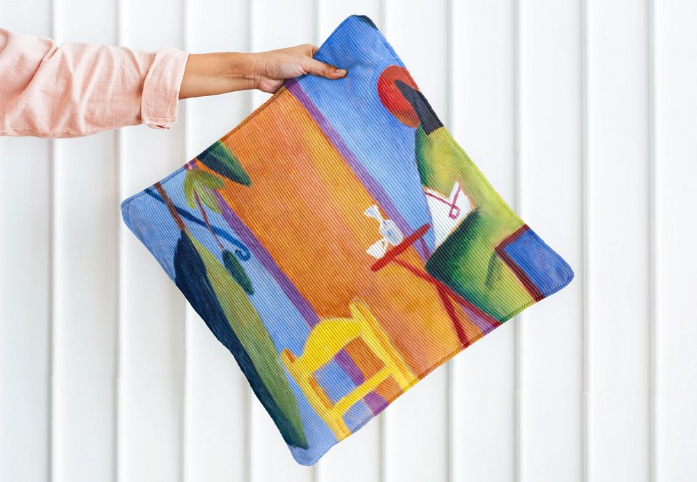 Cushion cover editable mockup