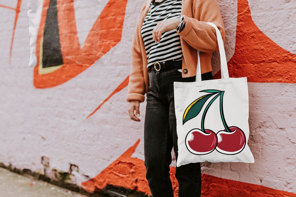 Tote bag editable mockup