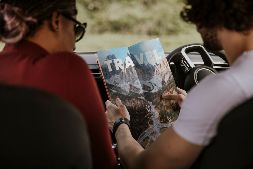 Paper mockup, road trip activity 