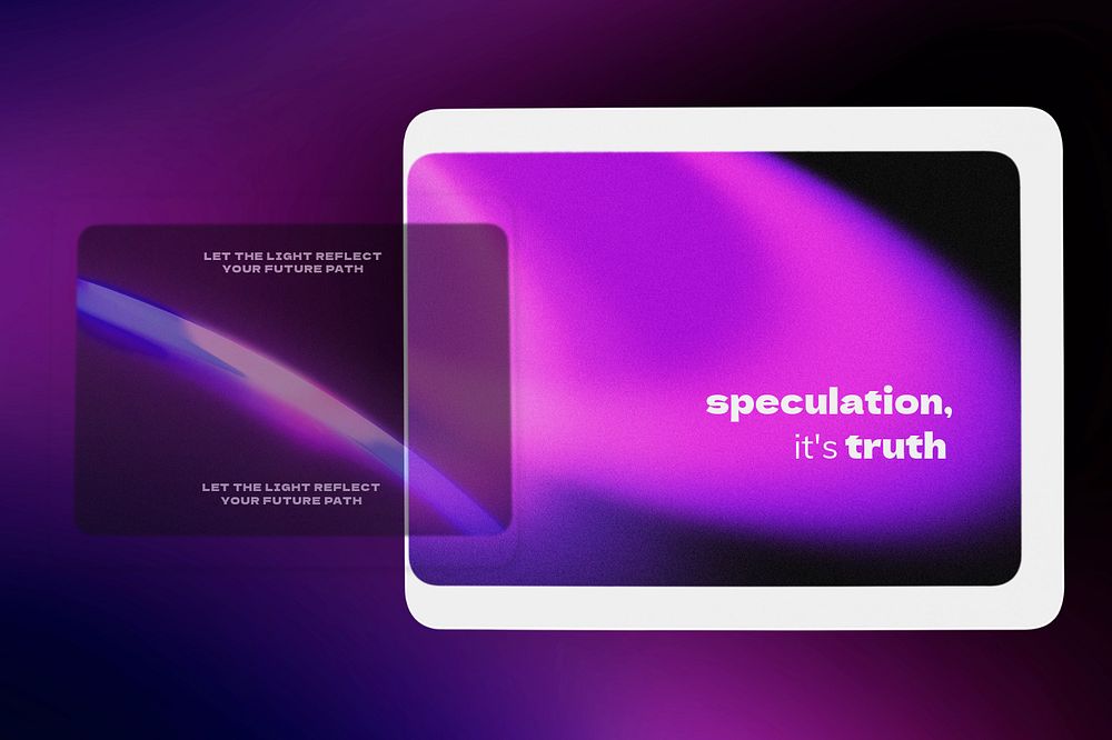 Futuristic tablet screen mockup, digital device