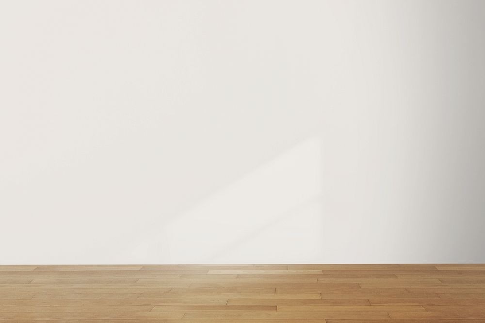 Wall editable mockup, empty room