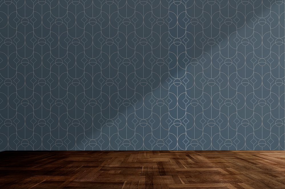 Wall editable mockup, empty room