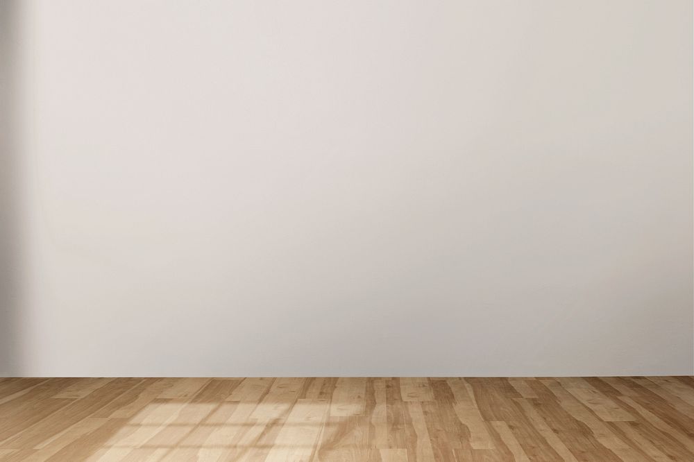 Wall editable mockup, empty room