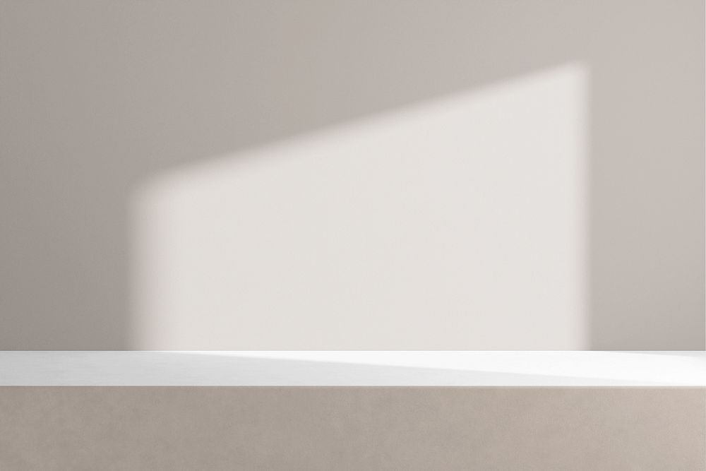 Sunlight wall product backdrop mockup, minimal, editable design
