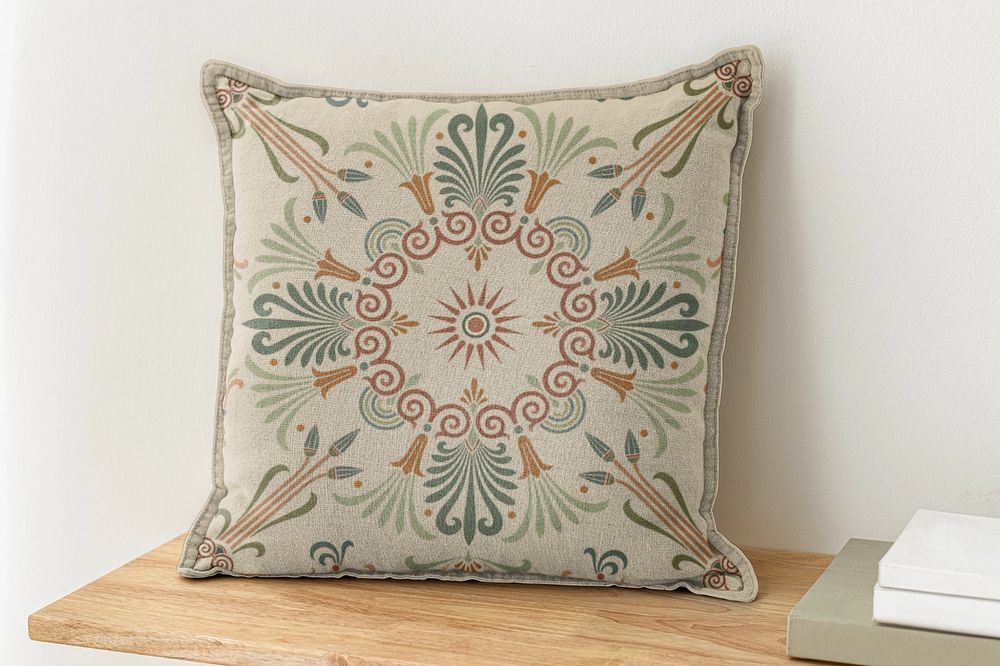 Editable cushion pillow mockup