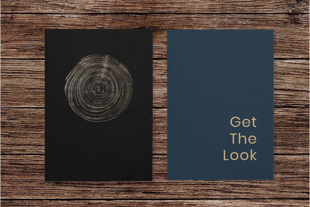 Flyer mockup, editable flat lay design