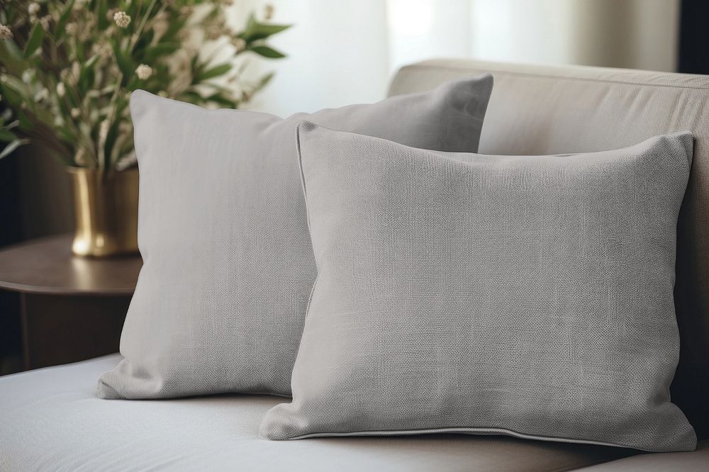 Cushion cover  editable mockup, home decor 