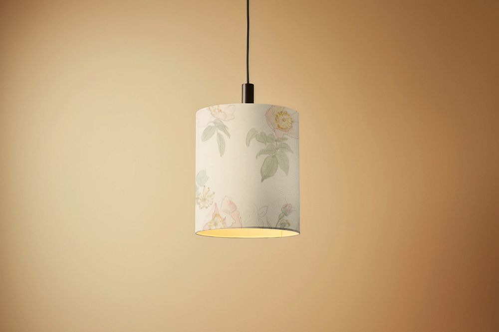 Ceiling lamp  editable mockup, home furniture 