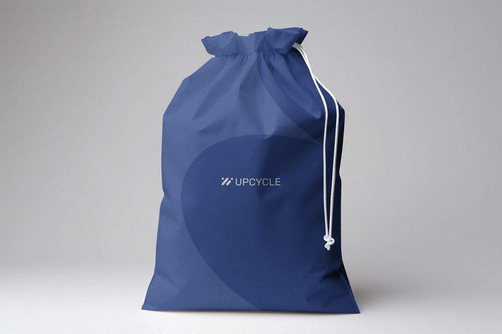 Gym drawstring bag  editable mockup 