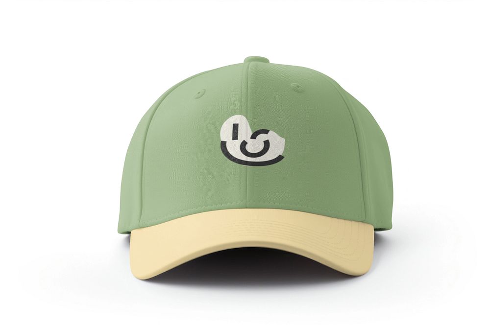 Baseball cap  editable mockup, headwear accessory 