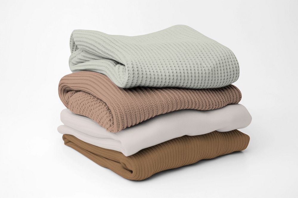 Folded sweater  editable mockup 