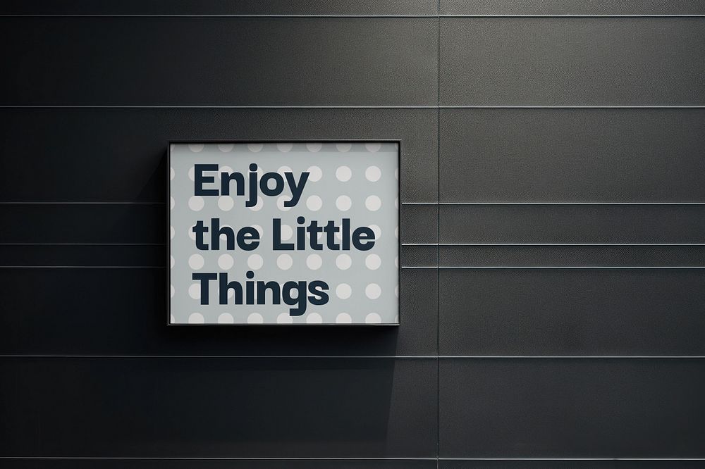 Editable grey wall mockup billboard sign design