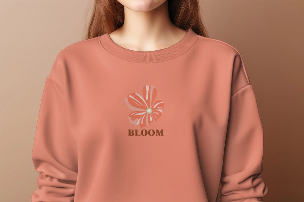 Sweater  editable mockup, winter apparel 