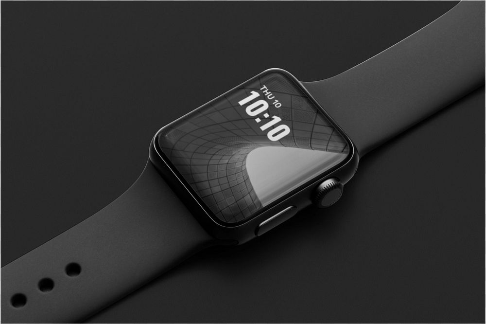 Smartwatch screen  editable mockup