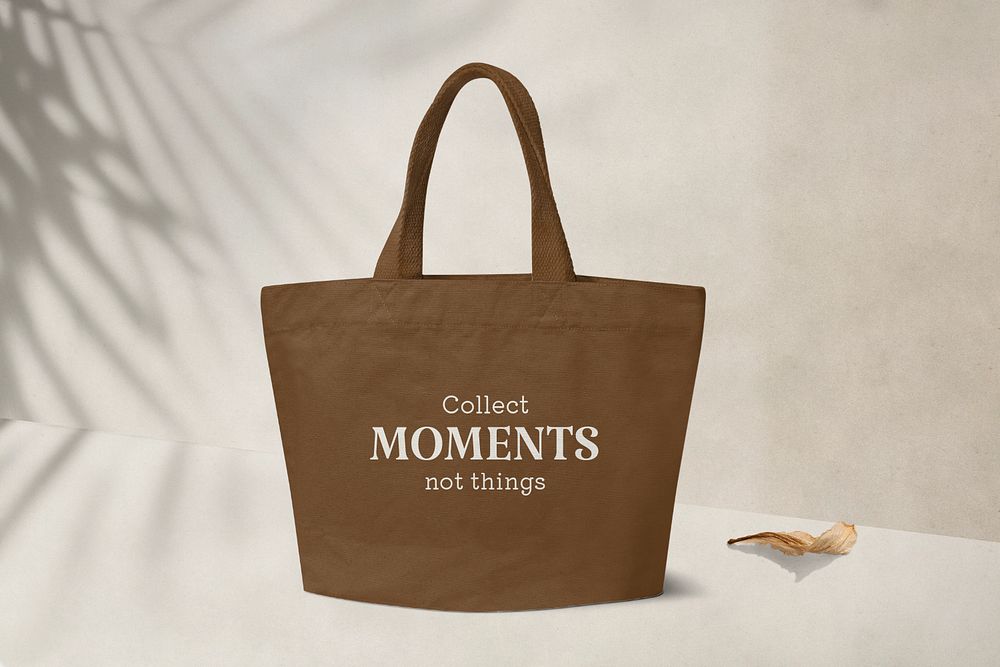 Tote bag mockup, editable eco-product design