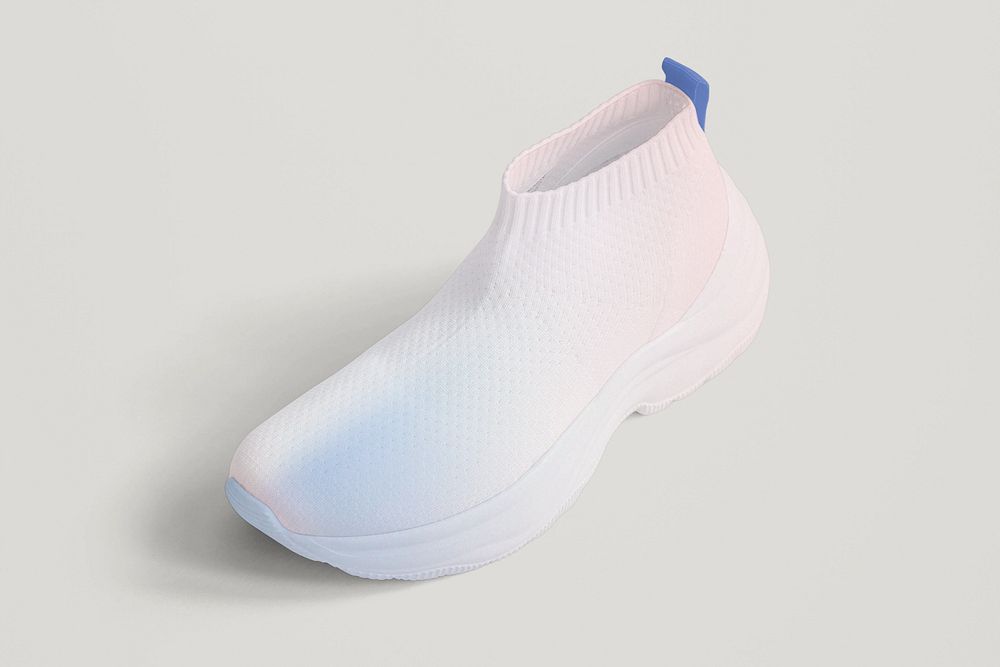 Ankle sneakers  editable mockup, sportswear