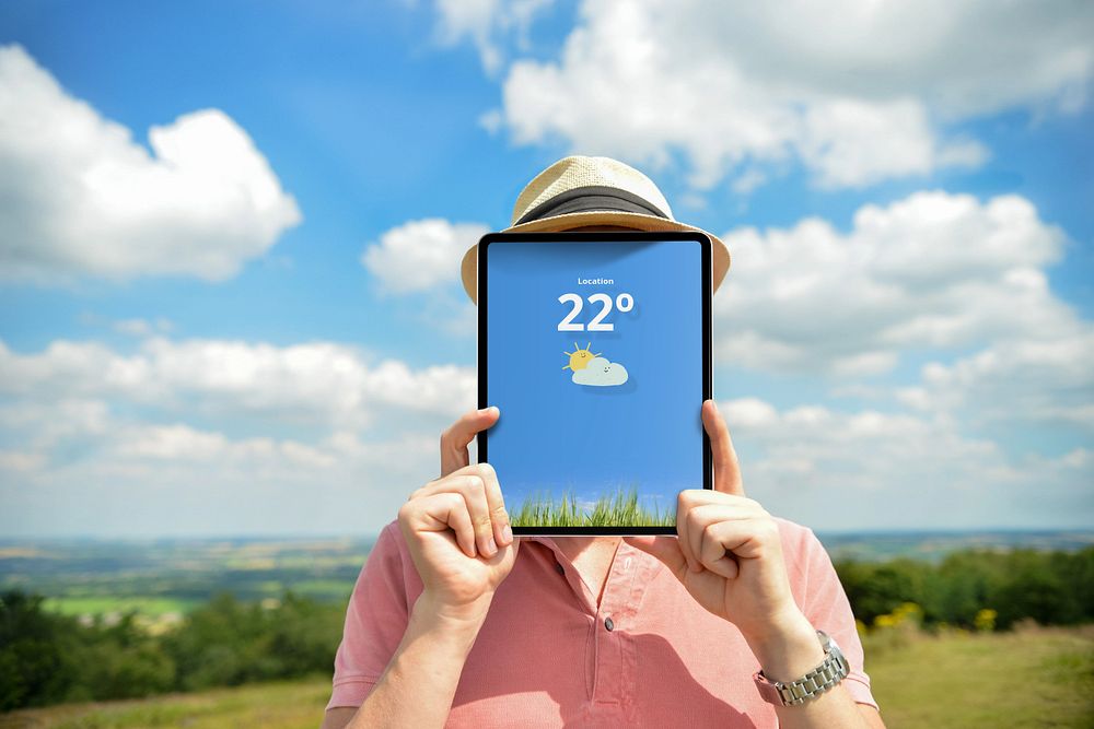 Digital tablet screen  editable mockup