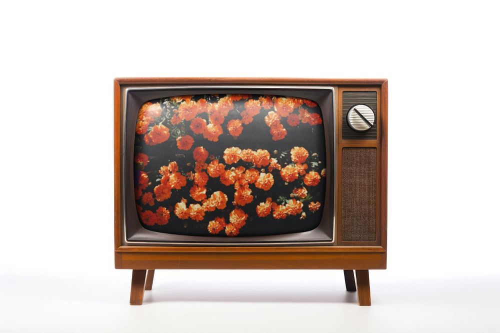 Retro TV screen editable mockup, digital device