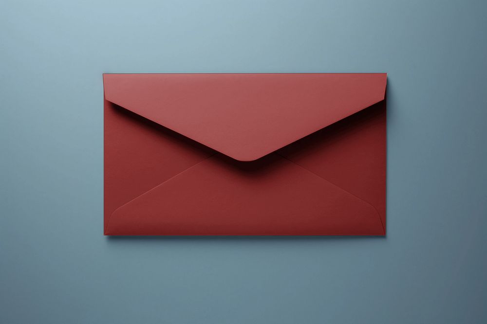 Mail envelope  editable mockup, stationery 