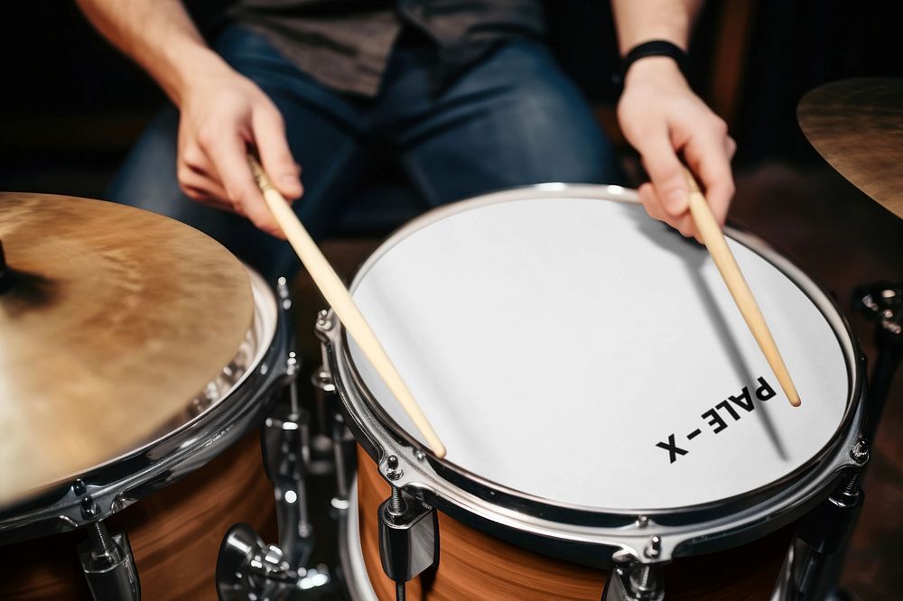 Drums  editable mockup 