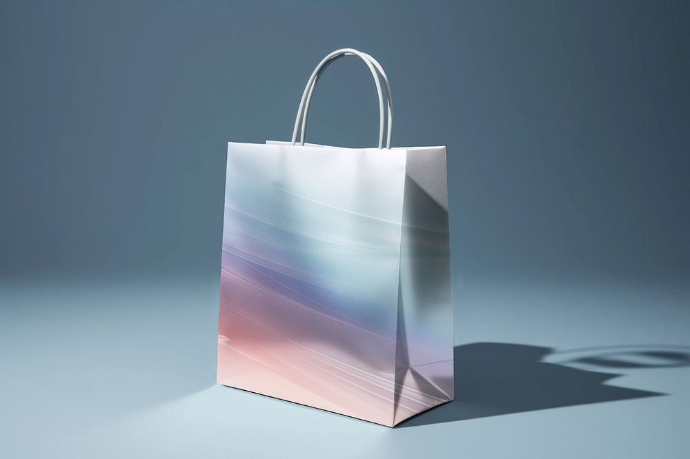 Shopping bag  editable mockup, packaging 