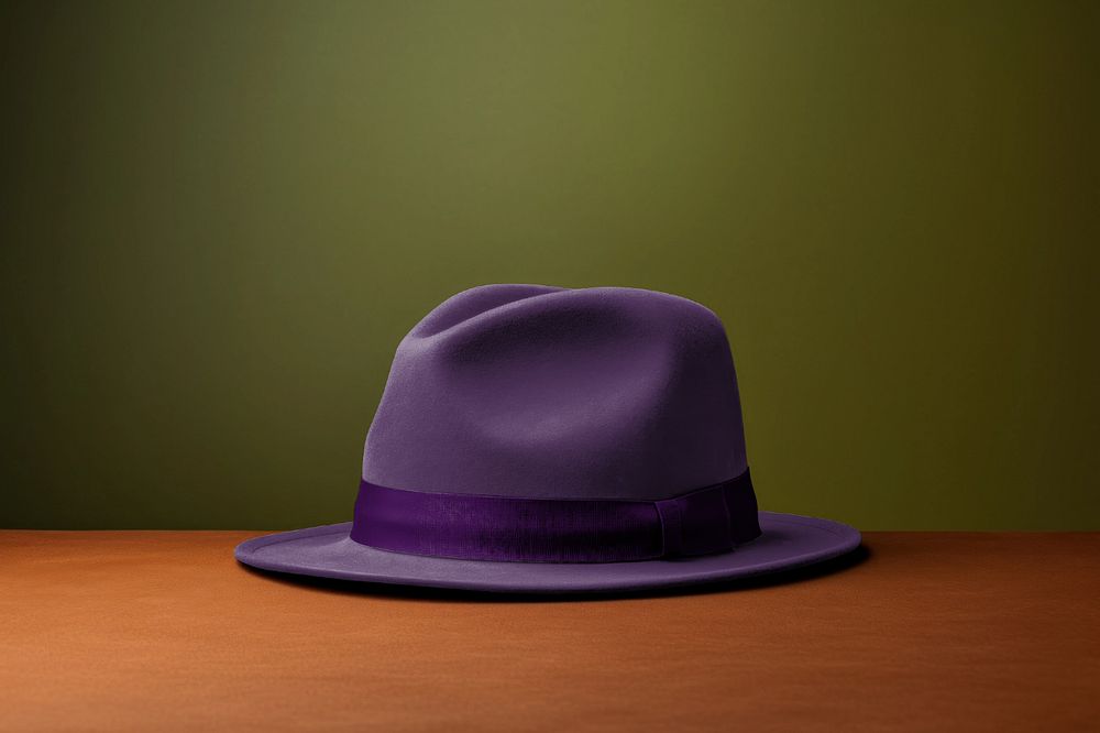 Fedora hat  editable mockup, fashion design 