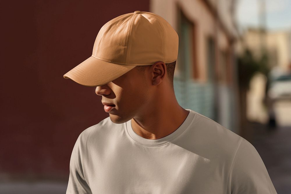 Men's cap  editable mockup, fashion design 