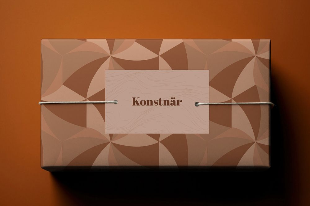 Product box label  editable mockup, packaging 