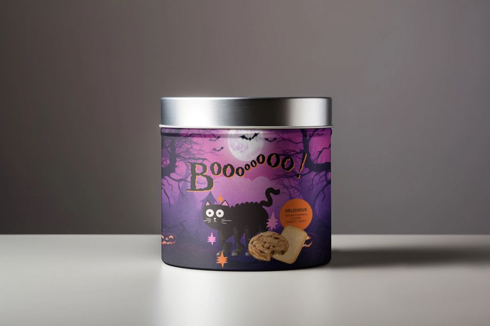 Scented candle jar  editable mockup, product packaging 