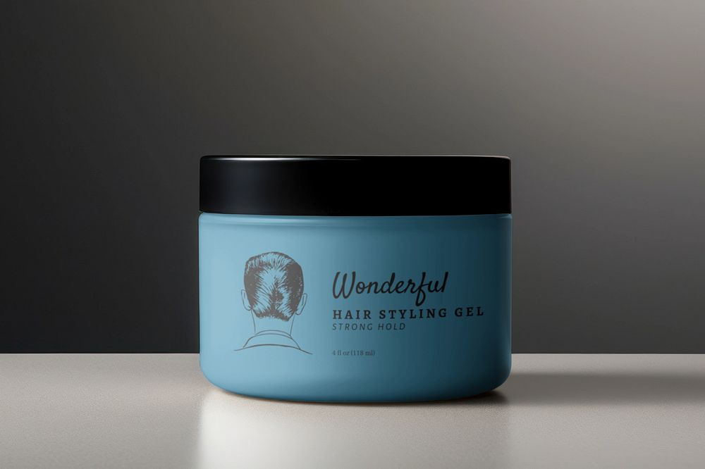 Skincare jar  editable mockup, product packaging 