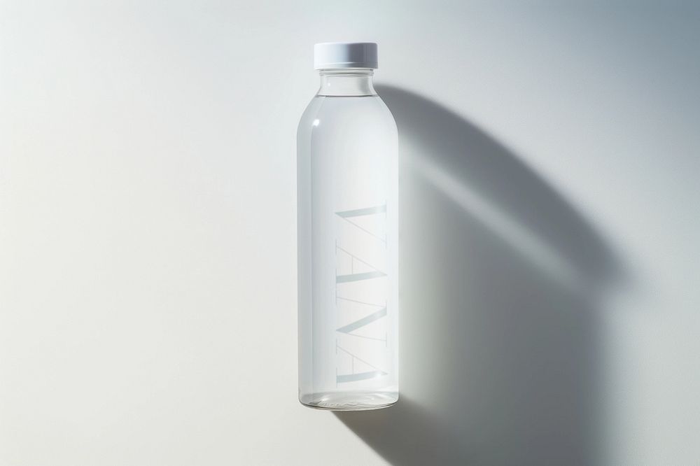 Water bottle  editable mockup, drink packaging 