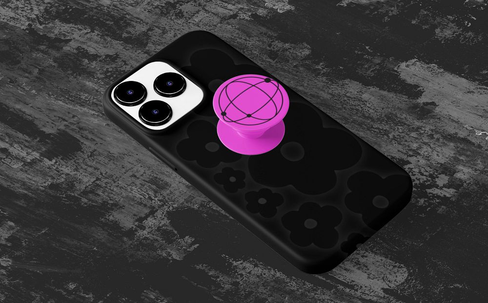 Mobile phone case editable mockup