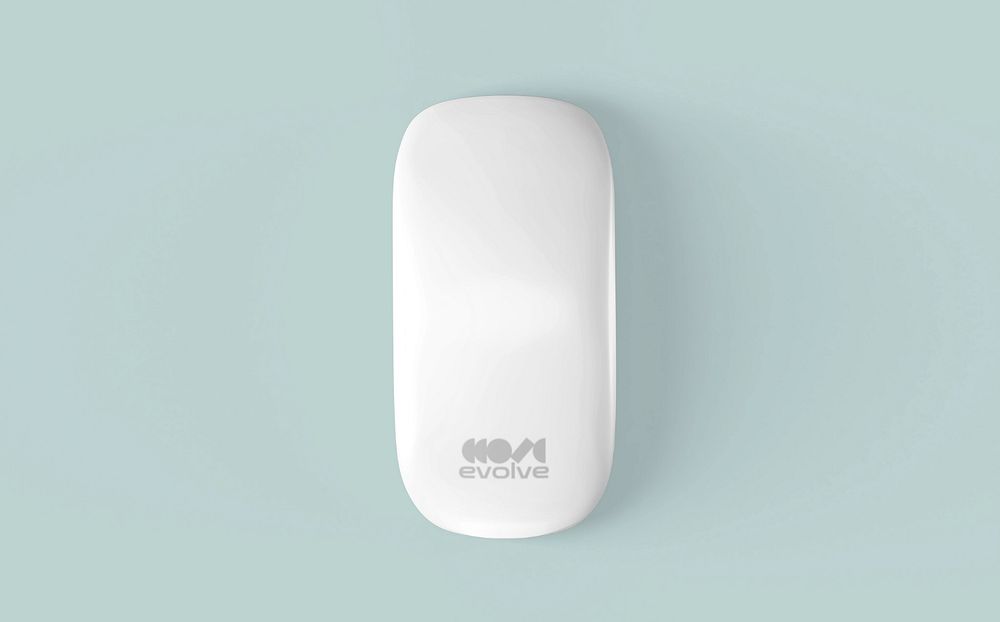 Computer mouse editable mockup, digital device