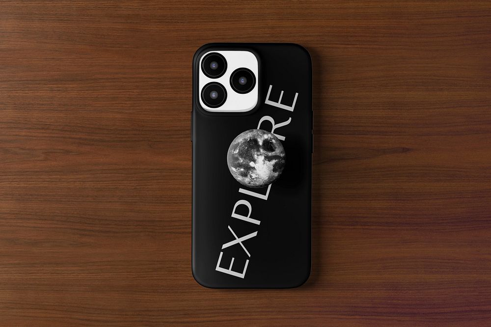 Mobile phone case editable mockup