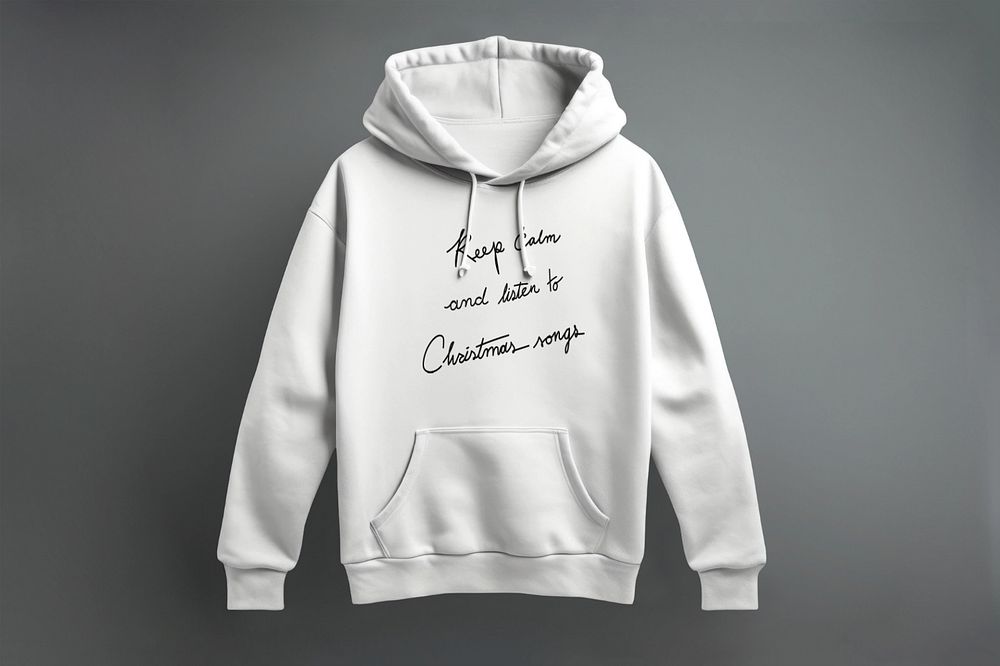 Hoodie sweater editable mockup 