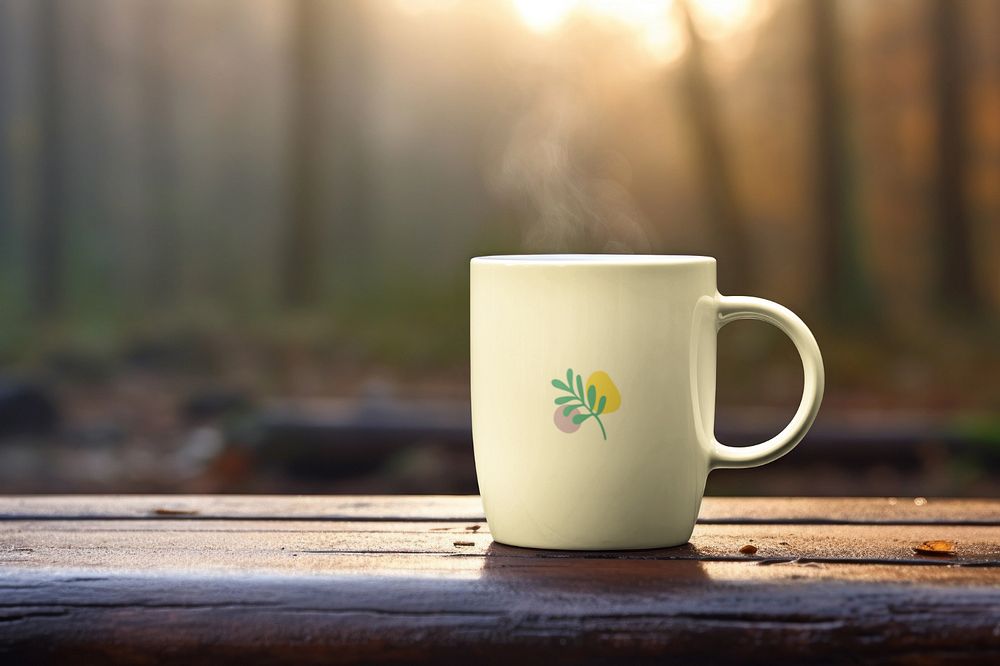 Coffee mug editable mockup