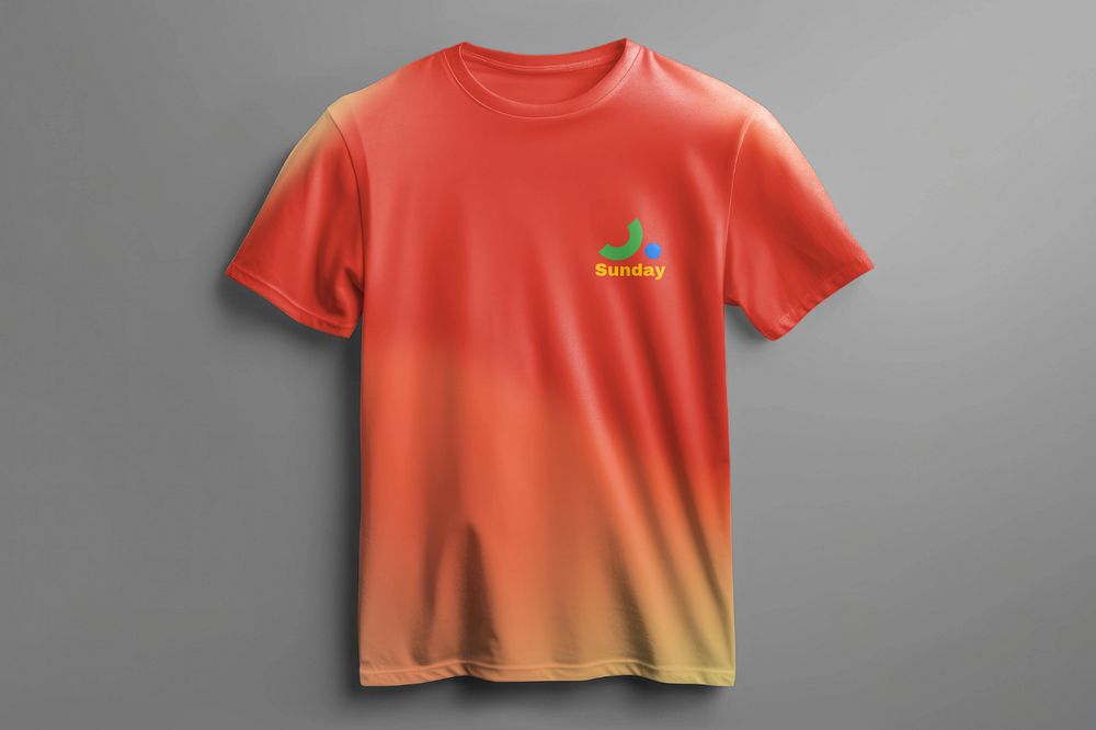 Unisex t-shirt editable mockup, apparel