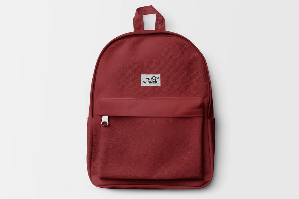 Backpack editable mockup, apparel