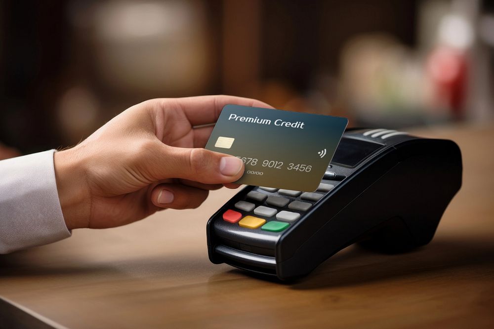 Credit card editable mockup