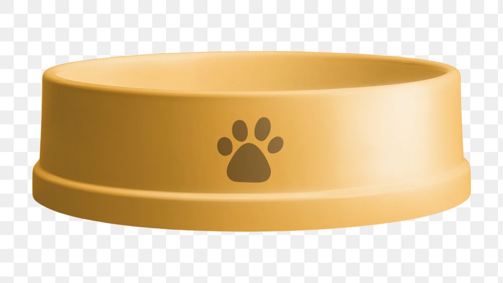 Pet food bowl  editable mockup element 