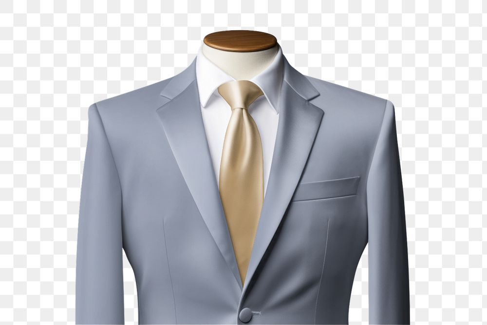 Men's suit, fashion apparel mockup