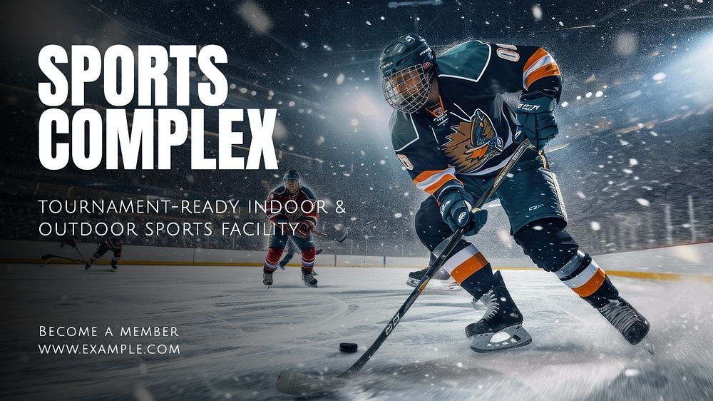 Sports complex blog banner template | Premium Editable Template - rawpixel