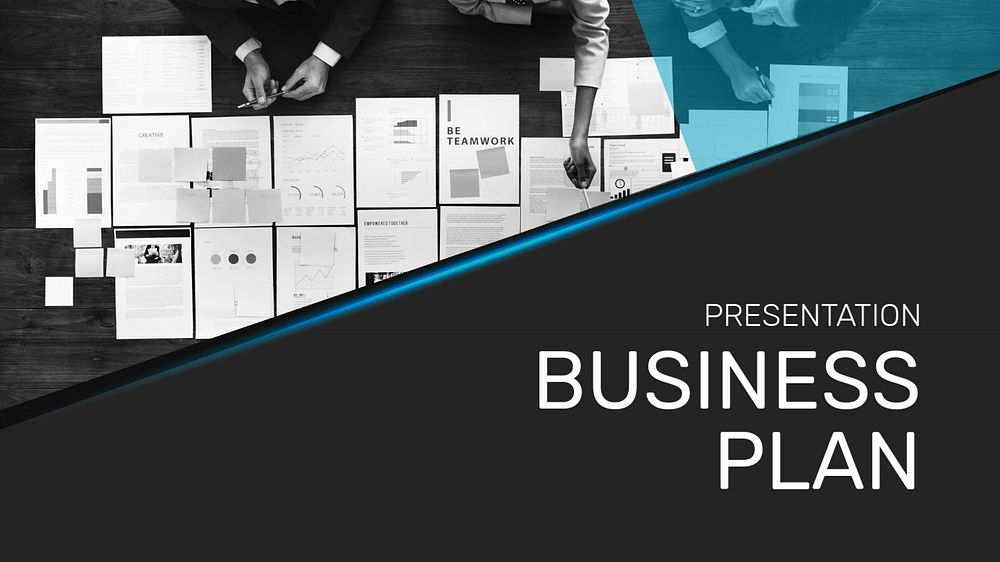 Business plan PowerPoint presentation template, editable design