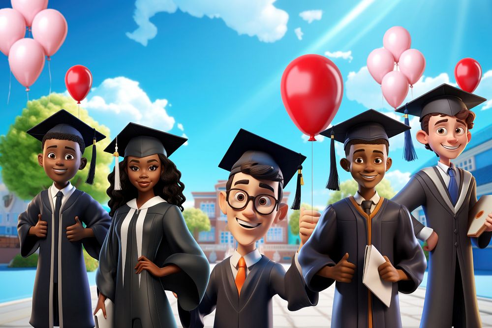 3D editable diverse graduate students remix