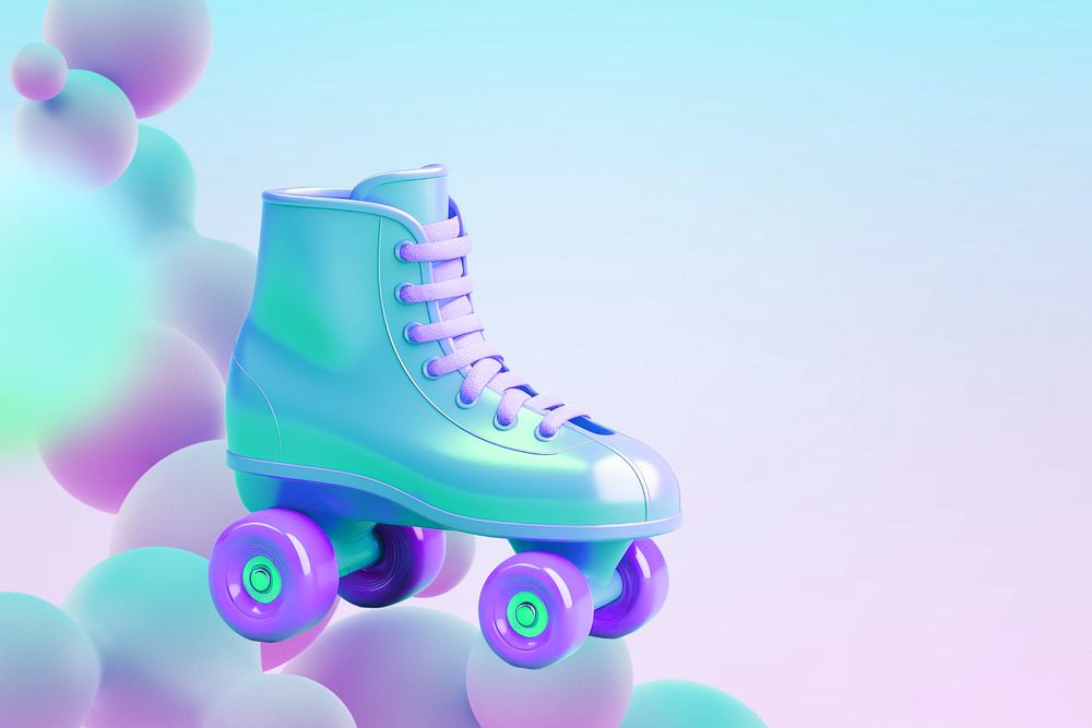 3D editable floating roller skate remix