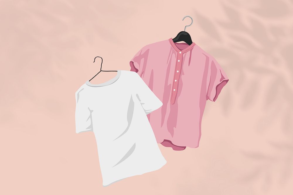 Laundry day, aesthetic illustration, editable design