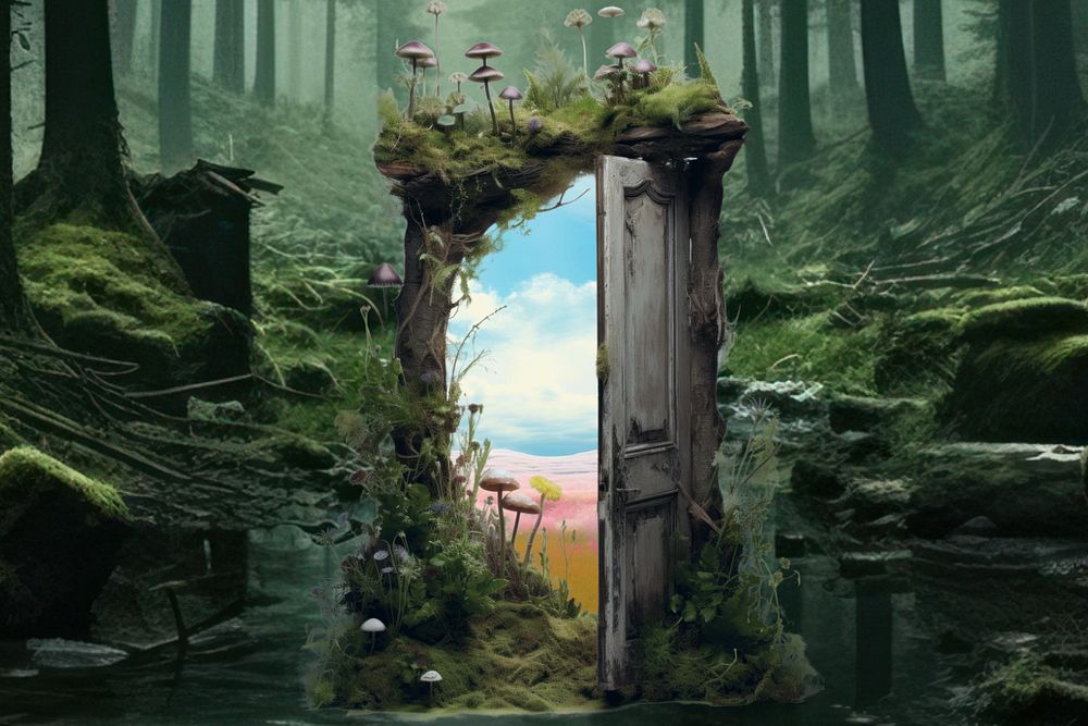 Door to paradise fantasy remix, editable design